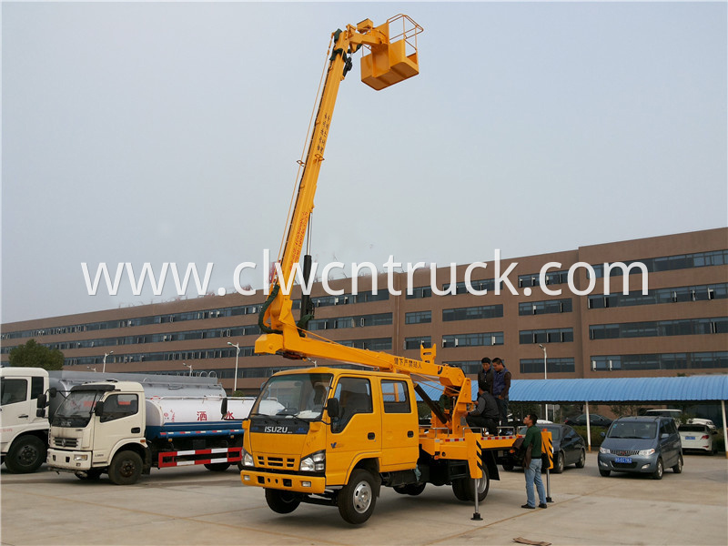 hydraulic aerial platform truck